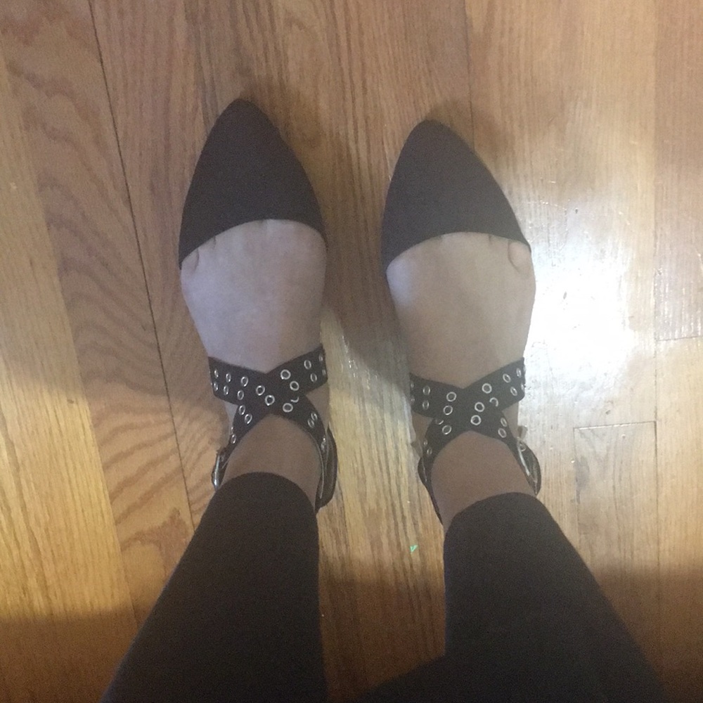 Black flats